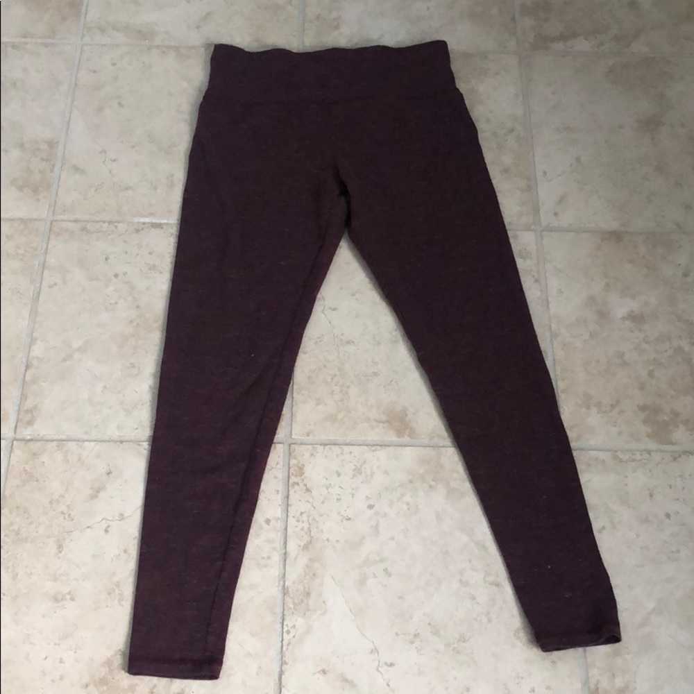 Aeropostale Maroon Leggings Medium